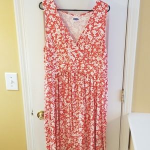 Maternity Waist-Defined Cross Front Jersey Dress